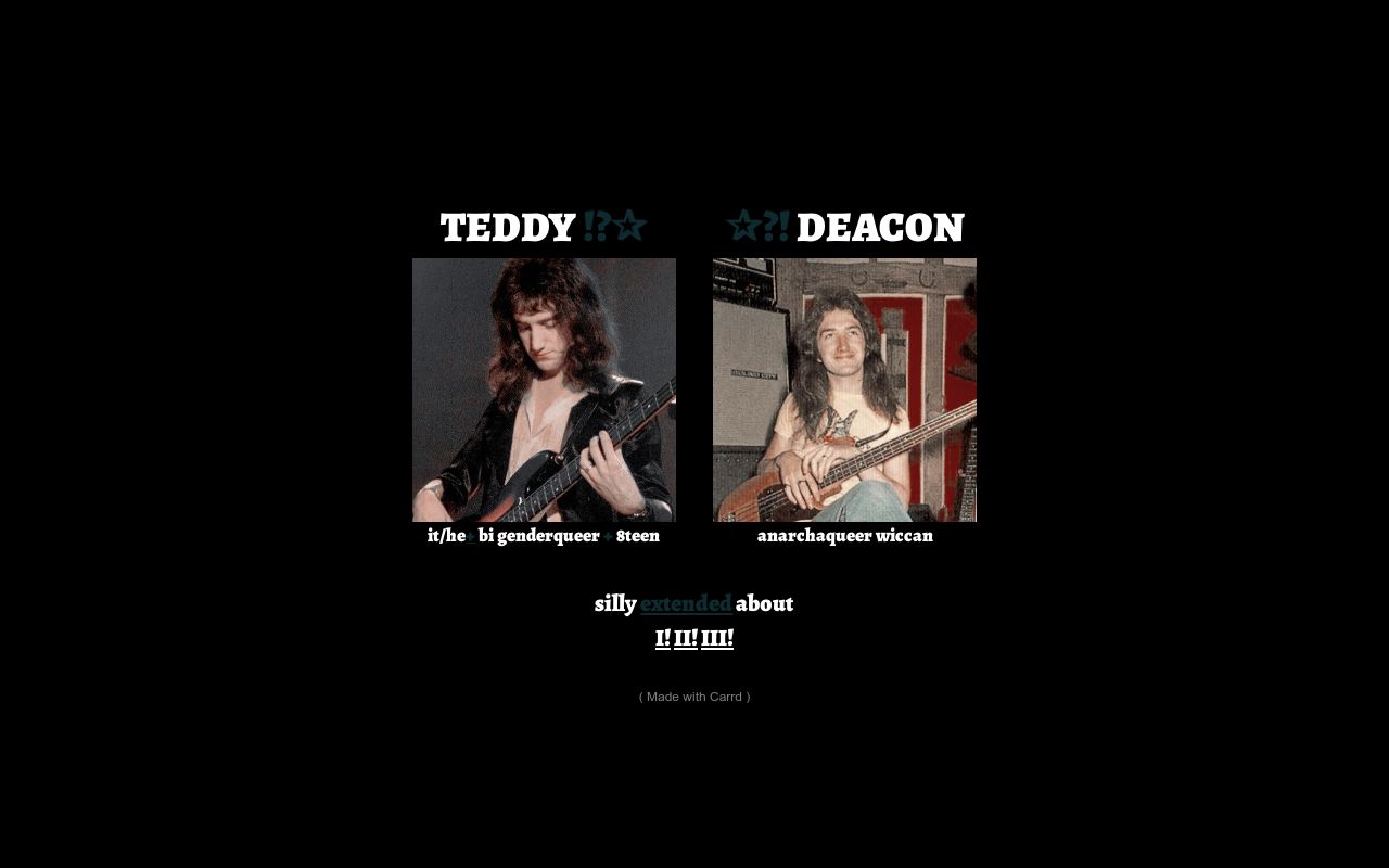 Carrd profile picture for @deacon